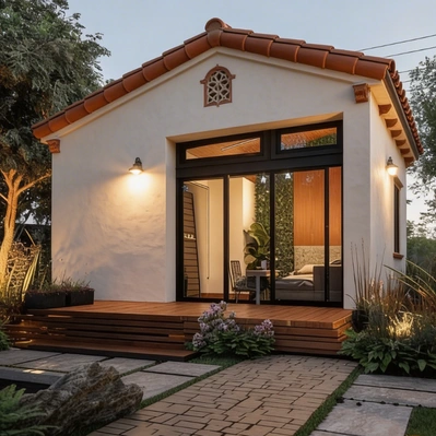 junior ADU Spanish style design in Los Angeles by 5 Star ADU LA